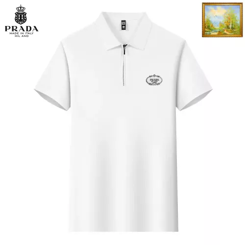 Prada T-Shirts Short Sleeved For Men #1353486