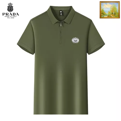 Prada T-Shirts Short Sleeved For Men #1353505