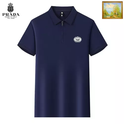 Prada T-Shirts Short Sleeved For Men #1353506