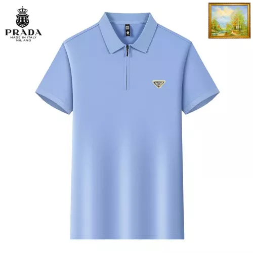 Prada T-Shirts Short Sleeved For Men #1353585