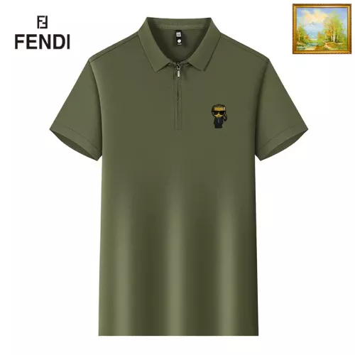 Fendi T-Shirts Short Sleeved For Men #1353606