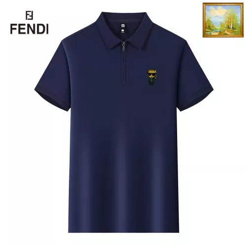 Fendi T-Shirts Short Sleeved For Men #1353607