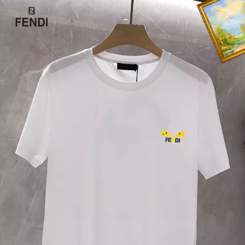 Cheap Fendi T-Shirts Short Sleeved For Unisex #1353627 Replica Wholesale [$25.00 USD] [ITEM#1353627] on Replica Fendi T-Shirts