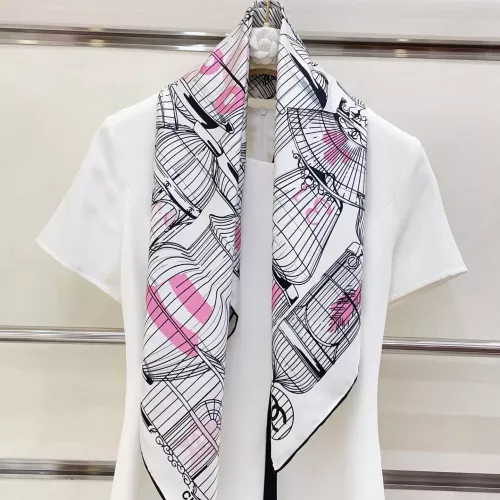 Cheap Chanel Silk Squares #1353639 Replica Wholesale [$64.00 USD] [ITEM#1353639] on Replica Chanel Scarves