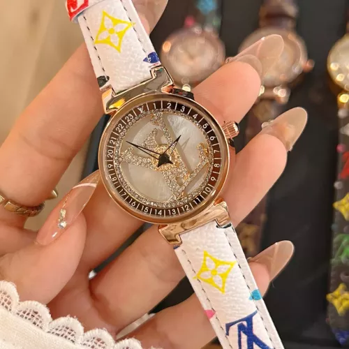 Cheap Louis Vuitton Watches In Rose Gold For Women #1353840 Replica Wholesale [$39.00 USD] [ITEM#1353840] on Replica Louis Vuitton Watches