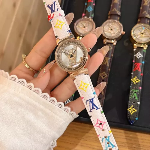 Cheap Louis Vuitton Watches In Rose Gold For Women #1353840 Replica Wholesale [$39.00 USD] [ITEM#1353840] on Replica Louis Vuitton Watches