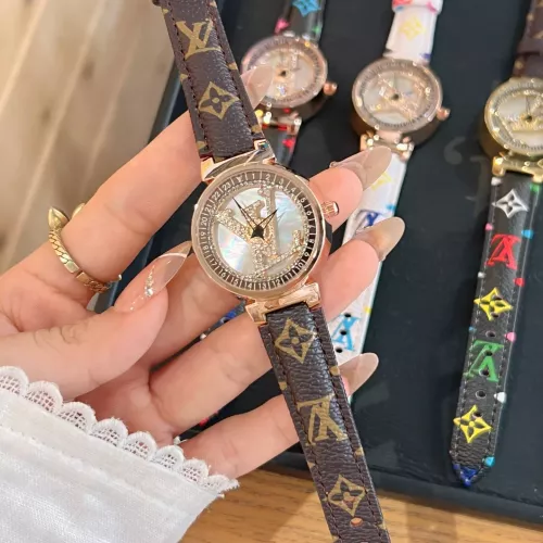 Cheap Louis Vuitton Watches In Rose Gold For Women #1353842 Replica Wholesale [$39.00 USD] [ITEM#1353842] on Replica Louis Vuitton Watches
