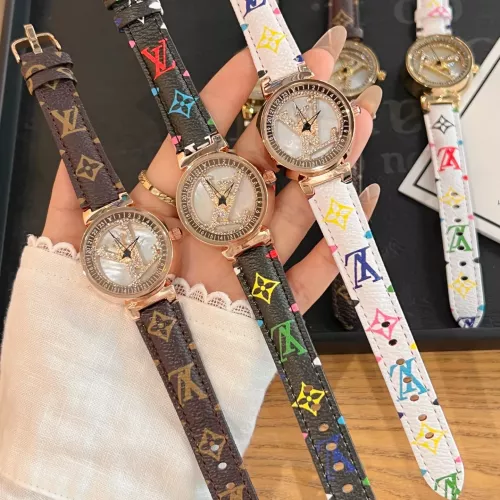 Cheap Louis Vuitton Watches In Rose Gold For Women #1353842 Replica Wholesale [$39.00 USD] [ITEM#1353842] on Replica Louis Vuitton Watches