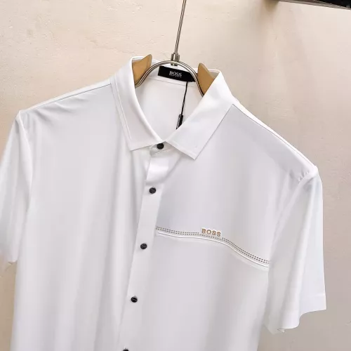 Cheap Boss Shirts Short Sleeved For Men #1353860 Replica Wholesale [$52.00 USD] [ITEM#1353860] on Replica Boss Shirts