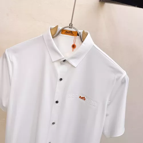Cheap Hermes Shirts Short Sleeved For Men #1353864 Replica Wholesale [$52.00 USD] [ITEM#1353864] on Replica Hermes Shirts