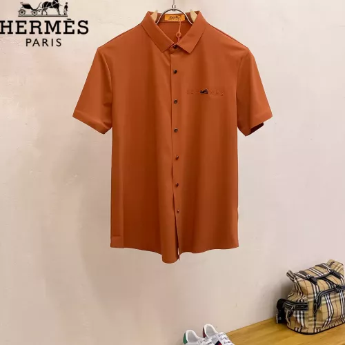 Hermes Shirts Short Sleeved For Men #1353865