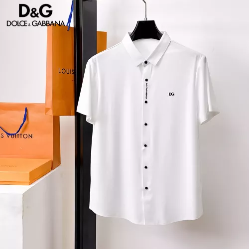 Cheap Dolce &amp; Gabbana D&amp;G Shirts Short Sleeved For Men #1353895 Replica Wholesale [$52.00 USD] [ITEM#1353895] on Replica Dolce &amp; Gabbana D&amp;G Shirts