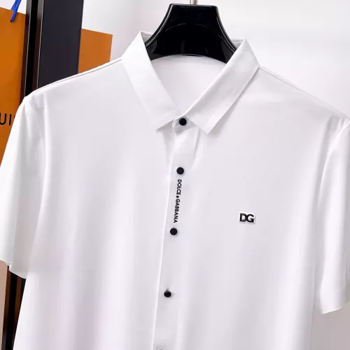Cheap Dolce &amp; Gabbana D&amp;G Shirts Short Sleeved For Men #1353895 Replica Wholesale [$52.00 USD] [ITEM#1353895] on Replica Dolce &amp; Gabbana D&amp;G Shirts