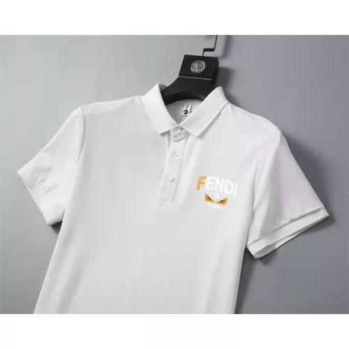 Cheap Fendi T-Shirts Short Sleeved For Men #1353899 Replica Wholesale [$42.00 USD] [ITEM#1353899] on Replica Fendi T-Shirts