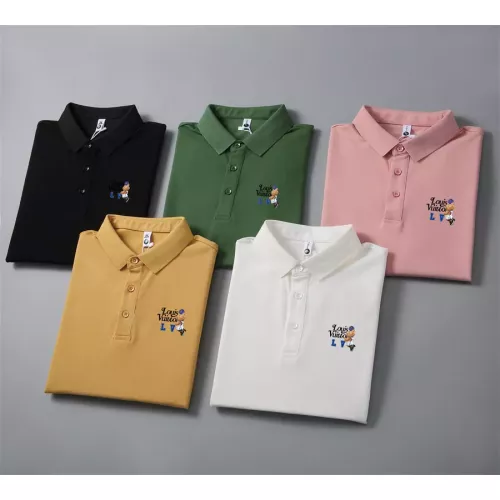Cheap Louis Vuitton LV T-Shirts Short Sleeved For Men #1353941 Replica Wholesale [$42.00 USD] [ITEM#1353941] on Replica Louis Vuitton LV T-Shirts