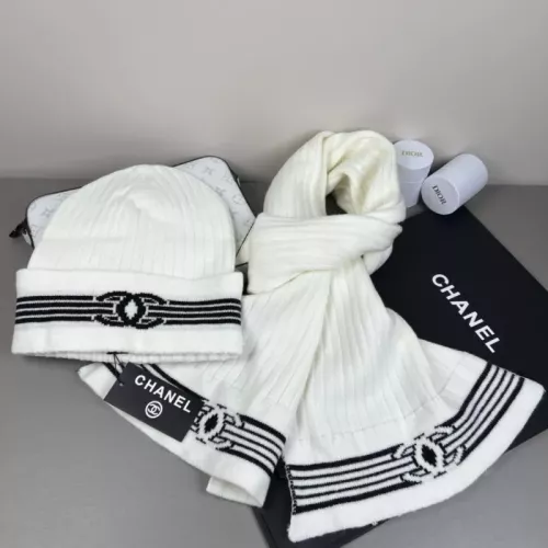 Cheap Chanel Hat and Scarf Set #1353994 Replica Wholesale [$48.00 USD] [ITEM#1353994] on Replica Chanel Hat and Scarf and Glove Set