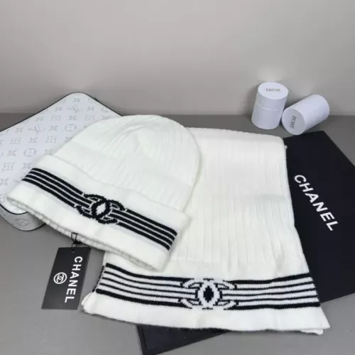 Cheap Chanel Hat and Scarf Set #1353994 Replica Wholesale [$48.00 USD] [ITEM#1353994] on Replica Chanel Hat and Scarf and Glove Set