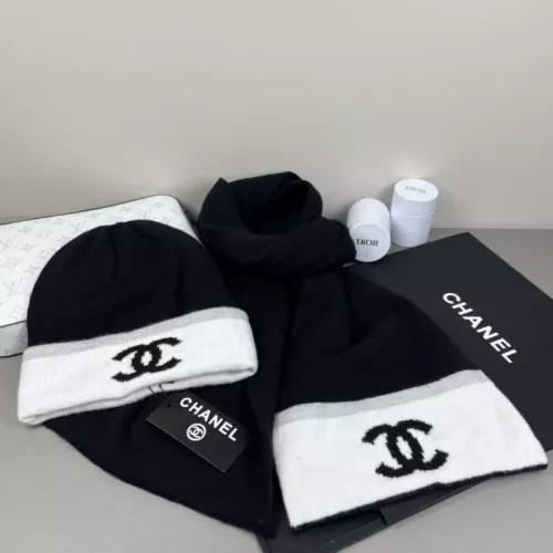 Cheap Chanel Hat and Scarf Set #1353996 Replica Wholesale [$48.00 USD] [ITEM#1353996] on Replica Chanel Hat and Scarf and Glove Set