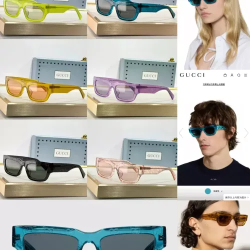 Cheap Gucci AAA Quality Sunglasses #1354069 Replica Wholesale [$60.00 USD] [ITEM#1354069] on Replica Gucci AAA Quality Sunglasses