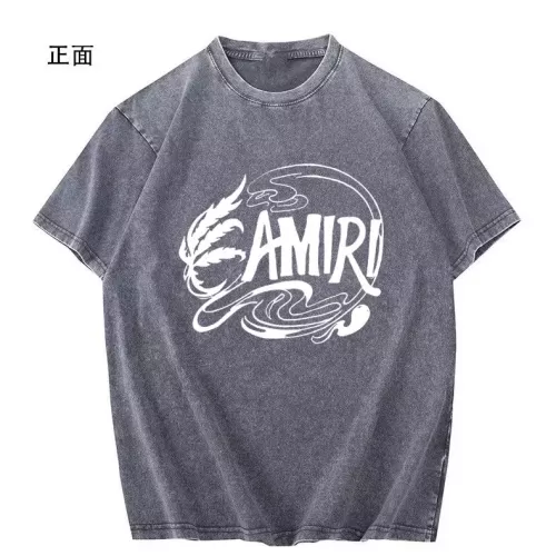 Cheap Amiri T-Shirts Short Sleeved For Men #1354191 Replica Wholesale [$45.00 USD] [ITEM#1354191] on Replica Amiri T-Shirts