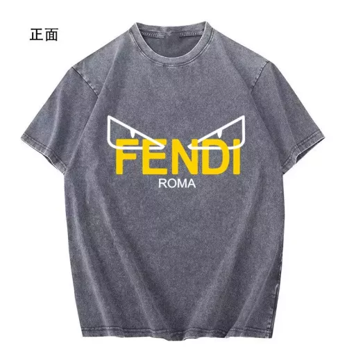 Cheap Fendi T-Shirts Short Sleeved For Men #1354203 Replica Wholesale [$45.00 USD] [ITEM#1354203] on Replica Fendi T-Shirts