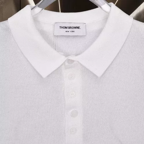 Cheap Thom Browne TB T-Shirts Short Sleeved For Men #1354228 Replica Wholesale [$45.00 USD] [ITEM#1354228] on Replica Thom Browne TB T-Shirts