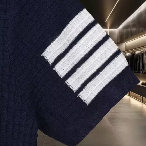 Cheap Thom Browne TB T-Shirts Short Sleeved For Men #1354243 Replica Wholesale [$45.00 USD] [ITEM#1354243] on Replica Thom Browne TB T-Shirts