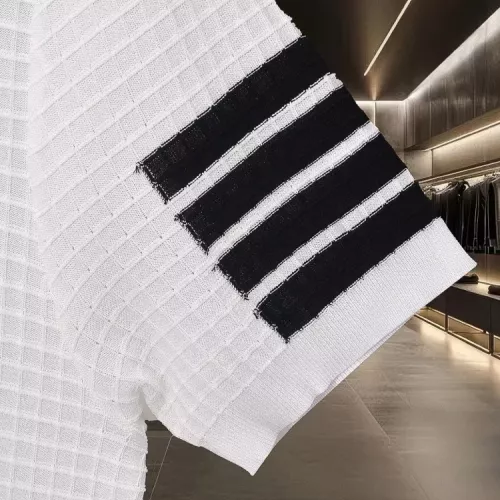 Cheap Thom Browne TB T-Shirts Short Sleeved For Men #1354244 Replica Wholesale [$45.00 USD] [ITEM#1354244] on Replica Thom Browne TB T-Shirts
