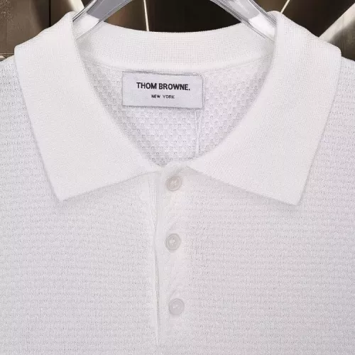 Cheap Thom Browne TB T-Shirts Short Sleeved For Men #1354246 Replica Wholesale [$45.00 USD] [ITEM#1354246] on Replica Thom Browne TB T-Shirts
