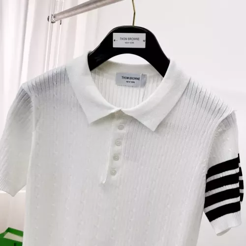 Cheap Thom Browne TB T-Shirts Short Sleeved For Men #1354266 Replica Wholesale [$76.00 USD] [ITEM#1354266] on Replica Thom Browne TB T-Shirts