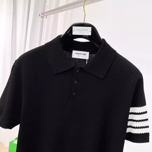 Cheap Thom Browne TB T-Shirts Short Sleeved For Men #1354269 Replica Wholesale [$76.00 USD] [ITEM#1354269] on Replica Thom Browne TB T-Shirts