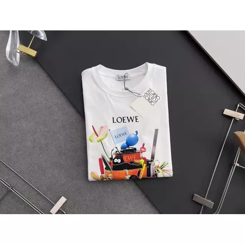 Cheap LOEWE T-Shirts Short Sleeved For Men #1354271 Replica Wholesale [$40.00 USD] [ITEM#1354271] on Replica LOEWE T-Shirts