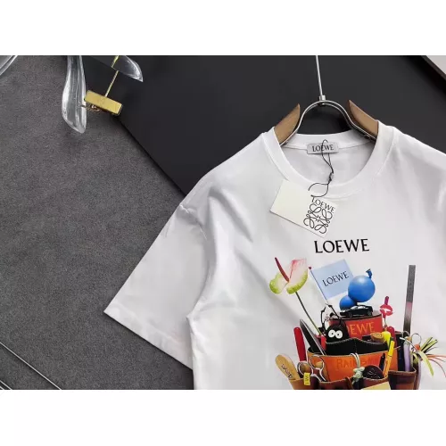 Cheap LOEWE T-Shirts Short Sleeved For Men #1354271 Replica Wholesale [$40.00 USD] [ITEM#1354271] on Replica LOEWE T-Shirts
