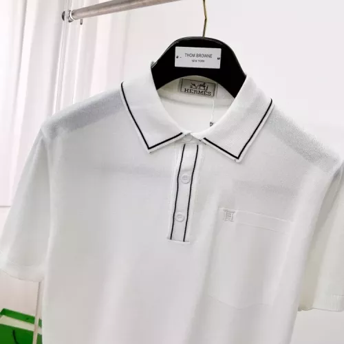 Cheap Hermes T-Shirts Short Sleeved For Men #1354284 Replica Wholesale [$76.00 USD] [ITEM#1354284] on Replica Hermes T-Shirts