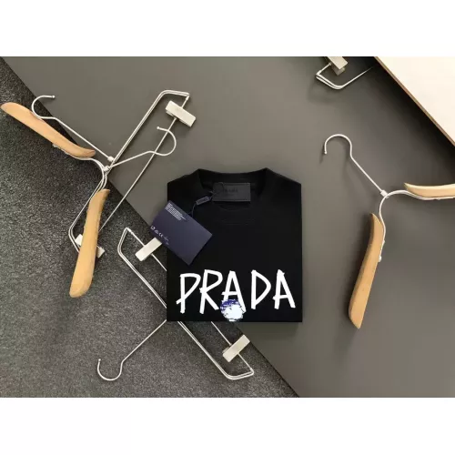 Cheap Prada T-Shirts Short Sleeved For Men #1354298 Replica Wholesale [$40.00 USD] [ITEM#1354298] on Replica Prada T-Shirts