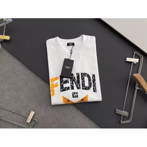 Cheap Fendi T-Shirts Short Sleeved For Men #1354301 Replica Wholesale [$40.00 USD] [ITEM#1354301] on Replica Fendi T-Shirts