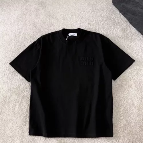 Cheap MIU MIU T-Shirts Short Sleeved For Unisex #1354314 Replica Wholesale [$64.00 USD] [ITEM#1354314] on Replica MIU MIU T-Shirts