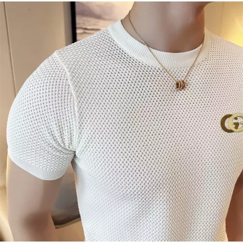 Cheap Gucci T-Shirts Short Sleeved For Men #1354368 Replica Wholesale [$42.00 USD] [ITEM#1354368] on Replica Gucci T-Shirts