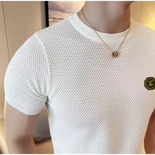 Cheap Louis Vuitton LV T-Shirts Short Sleeved For Men #1354385 Replica Wholesale [$42.00 USD] [ITEM#1354385] on Replica Louis Vuitton LV T-Shirts