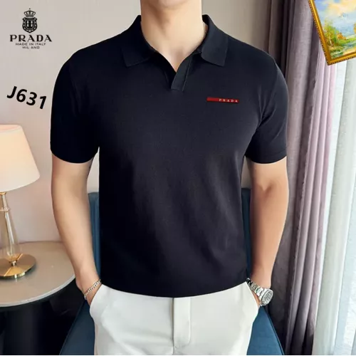 Prada T-Shirts Short Sleeved For Men #1354403