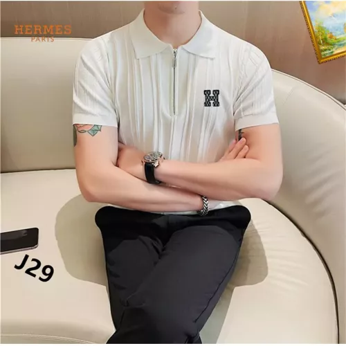 Cheap Hermes T-Shirts Short Sleeved For Men #1354438 Replica Wholesale [$42.00 USD] [ITEM#1354438] on Replica Hermes T-Shirts