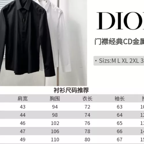 Cheap Christian Dior Shirts Long Sleeved For Men #1354475 Replica Wholesale [$68.00 USD] [ITEM#1354475] on Replica Christian Dior Shirts