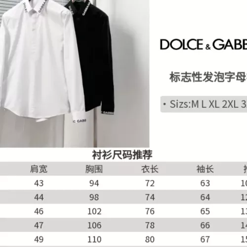 Cheap Dolce &amp; Gabbana D&amp;G Shirts Long Sleeved For Men #1354477 Replica Wholesale [$68.00 USD] [ITEM#1354477] on Replica Dolce &amp; Gabbana D&amp;G Shirts