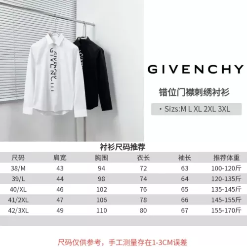 Cheap Givenchy Shirts Long Sleeved For Men #1354486 Replica Wholesale [$76.00 USD] [ITEM#1354486] on Replica Givenchy Shirts