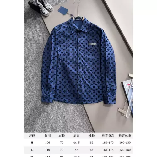 Cheap Louis Vuitton LV Shirts Long Sleeved For Men #1354495 Replica Wholesale [$68.00 USD] [ITEM#1354495] on Replica Louis Vuitton LV Shirts