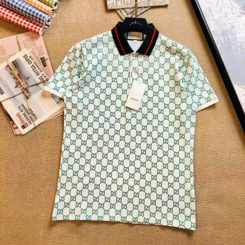Cheap Gucci T-Shirts Short Sleeved For Men #1354499 Replica Wholesale [$34.00 USD] [ITEM#1354499] on Replica Gucci T-Shirts