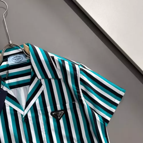 Cheap Prada Shirts Short Sleeved For Men #1354510 Replica Wholesale [$60.00 USD] [ITEM#1354510] on Replica Prada Shirts