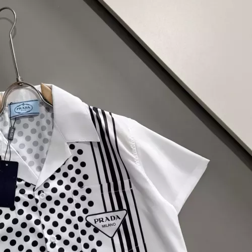 Cheap Prada Shirts Short Sleeved For Men #1354511 Replica Wholesale [$60.00 USD] [ITEM#1354511] on Replica Prada Shirts