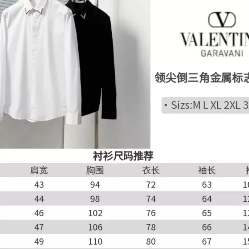 Cheap Valentino Shirts Long Sleeved For Men #1354518 Replica Wholesale [$68.00 USD] [ITEM#1354518] on Replica Valentino Shirts
