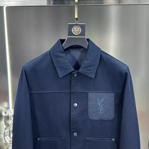 Cheap Yves Saint Laurent YSL Jackets Long Sleeved For Men #1354526 Replica Wholesale [$135.00 USD] [ITEM#1354526] on Replica Yves Saint Laurent YSL Jackets